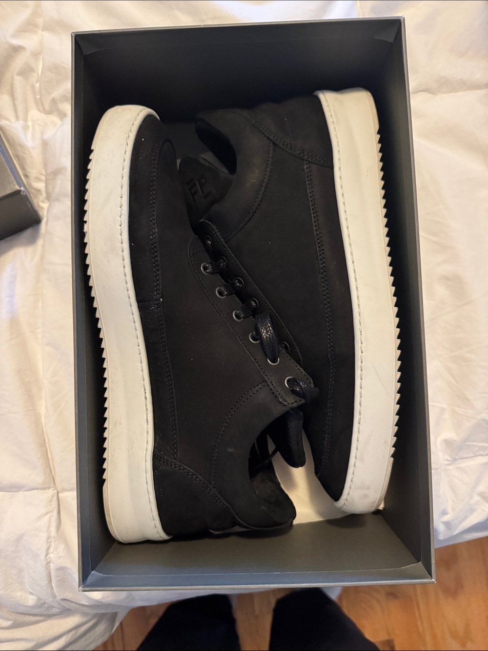 Men's Black Filling Pieces Sneaker